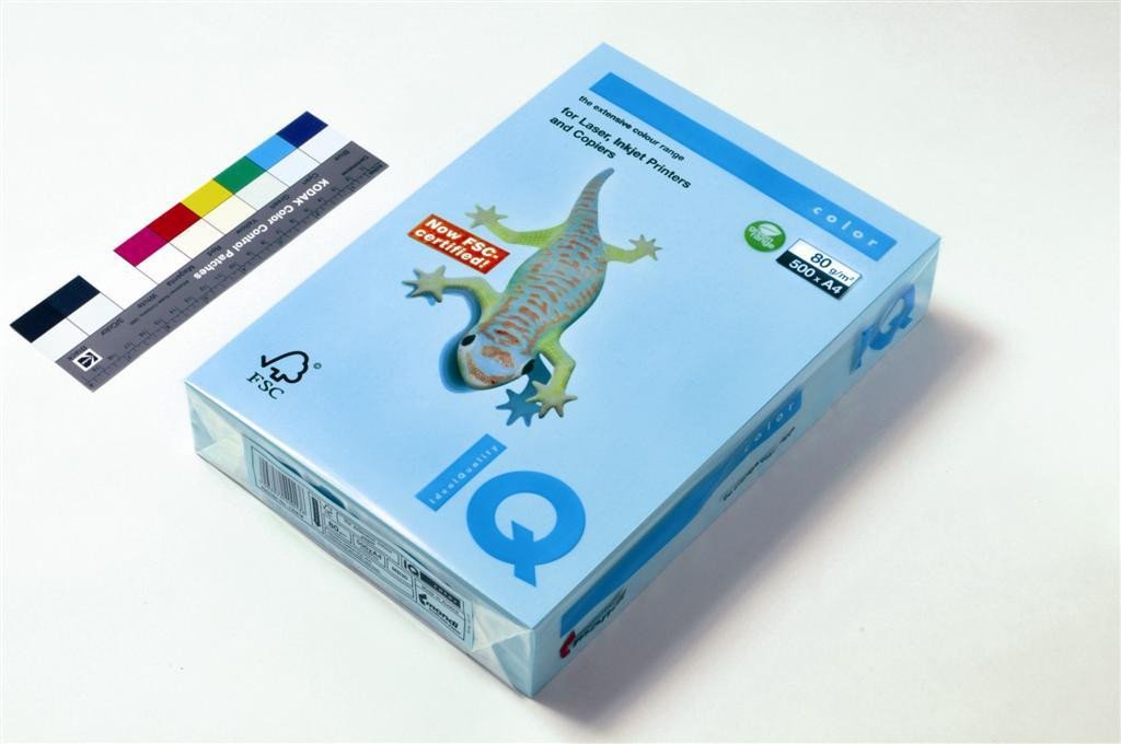 Papír xerografický IQ A4/120g 250 listů modrý