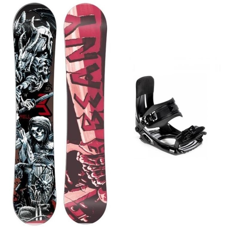 Beany Hell juniorský snowboard + Croxer MP180 vázání