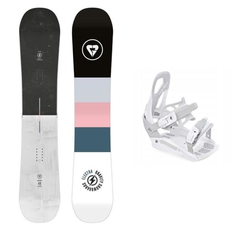 Gravity Electra 23/24 dámský snowboard + Raven S230 White vázání