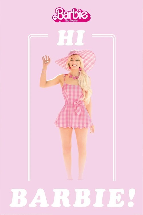 PYRAMID Plakát, Obraz - Barbie Movie - Hi Barbie, (61 x 91.5 cm)