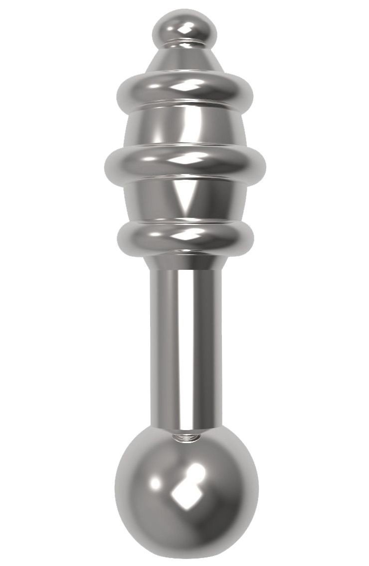 Diogol Vibrační kovový anální kolík Jaz NH - Diogol