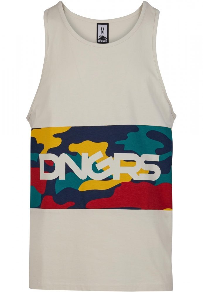 Dangerous DNGRS Tanktop HideMe - beige 3XL
