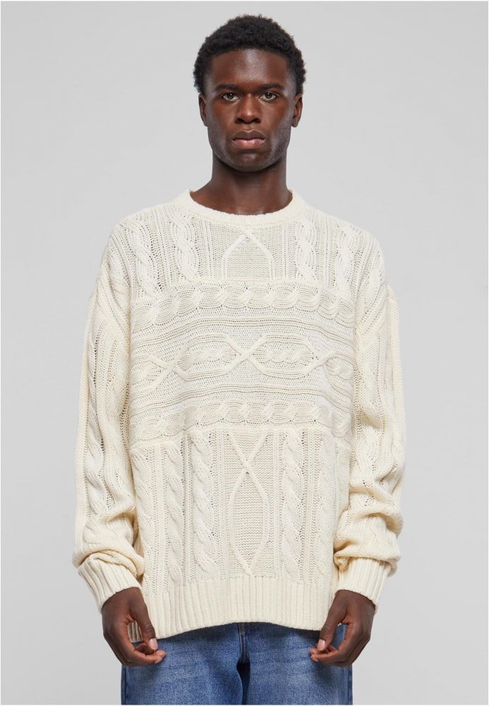 Set In Boxy Sweater - sand XL