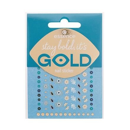 Essence Nail Stickers Stay Bold, It's Gold sada nálepky na nehty 88 ks pro ženy