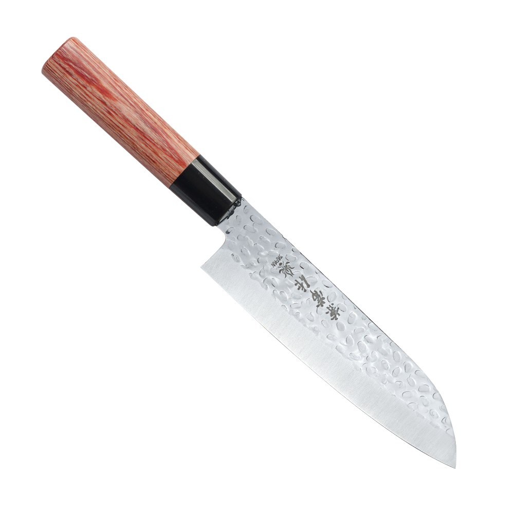 Santoku nůž KANETSUNE TSUCHIME 16 cm, hnědá, Dellinger