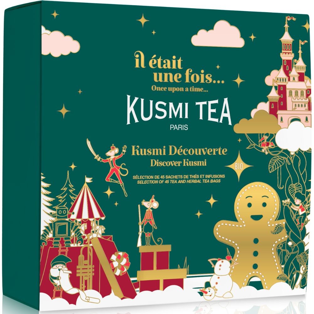 Sada čajů DISCOVER KUSMI 2023, 45 mušelínových sáčků, Kusmi Tea