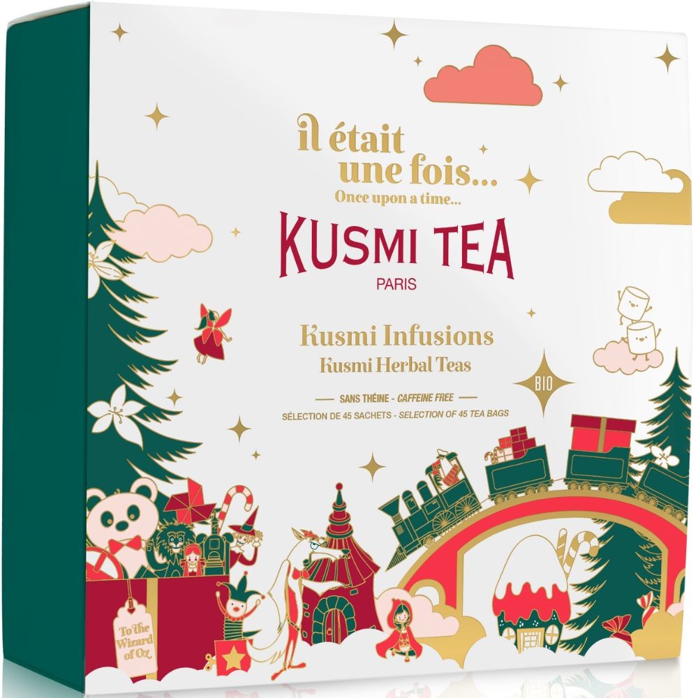 Sada čajů KUSMI INFUSIONS 2023, 45 mušelínových sáčků, Kusmi Tea