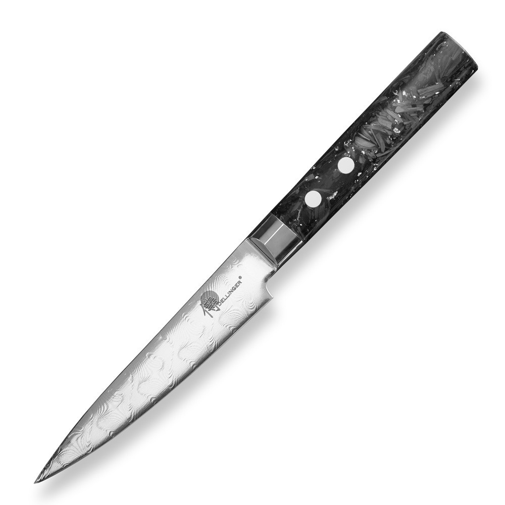 Ořezávací nůž CARBON FRAGMENT 11 cm, černá, Dellinger
