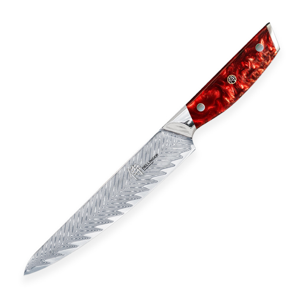 Japonský nůž RESIN FUTURE 15 cm, červená, Dellinger