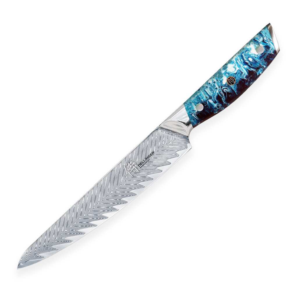 Japonský nůž RESIN FUTURE 15 cm, modrá, Dellinger