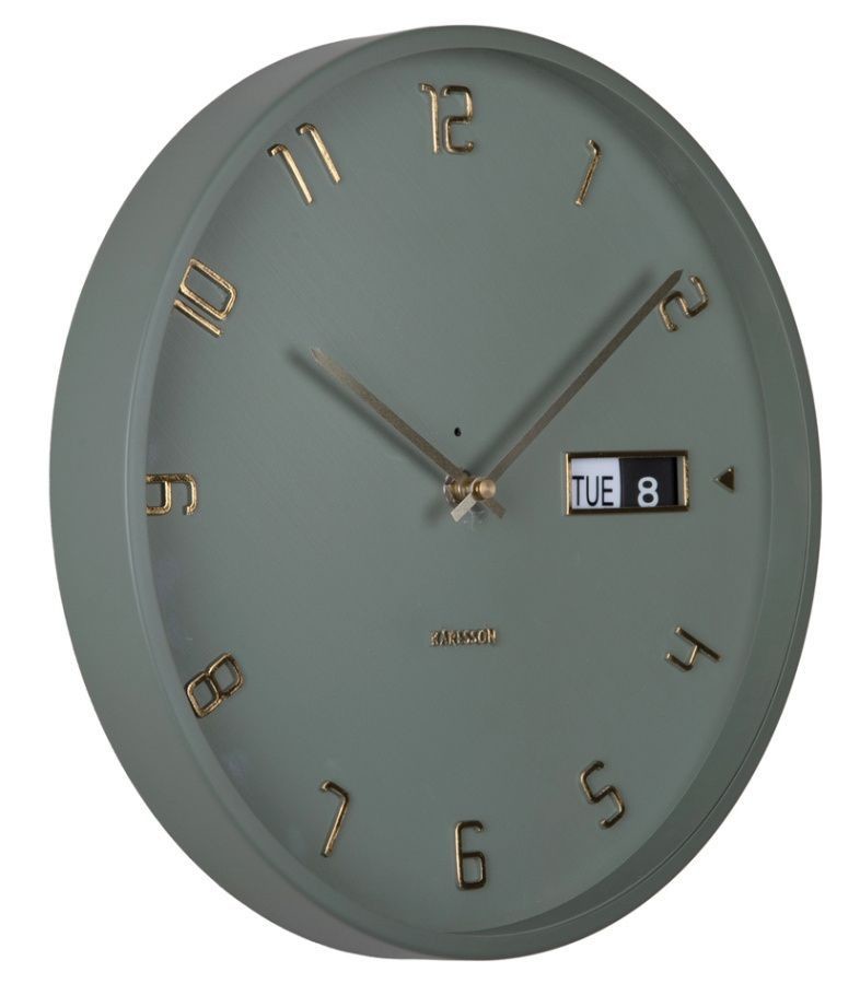 Designové nástěnné hodiny 5953GR Karlsson 30cm 183526