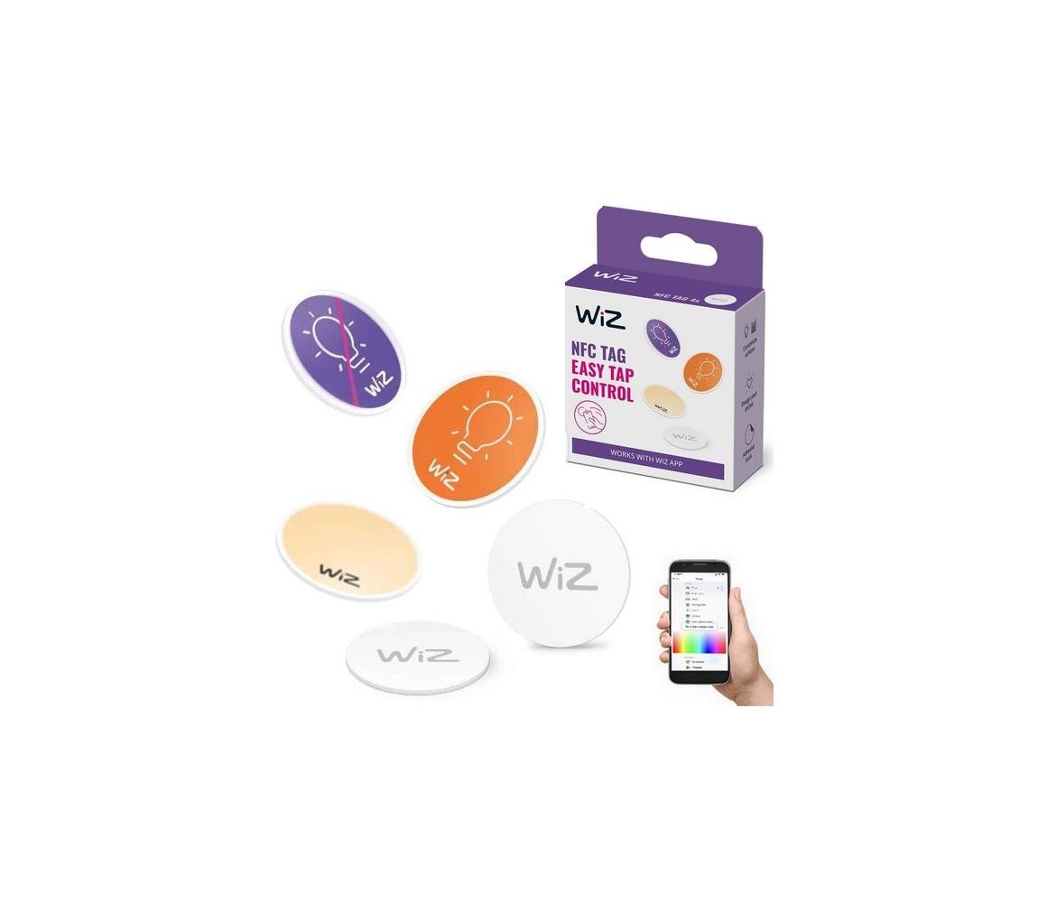 WiZ WiZ - NFC Samolepící tag k ovládání osvětlení 4 ks
