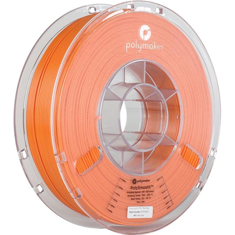 Polymaker PJ01008 PolySmooth vlákno pro 3D tiskárny PVB Leštitelný 1.75 mm 750 g oranžová 1 ks