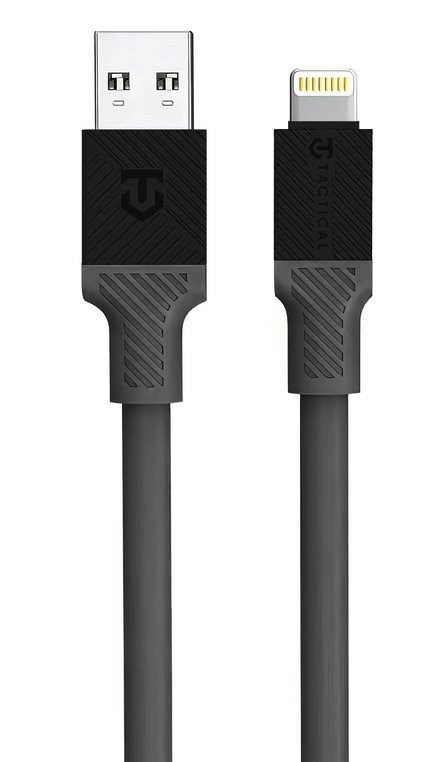 Tactical Fat Man Cable USB-A/Lightning 1m Grey