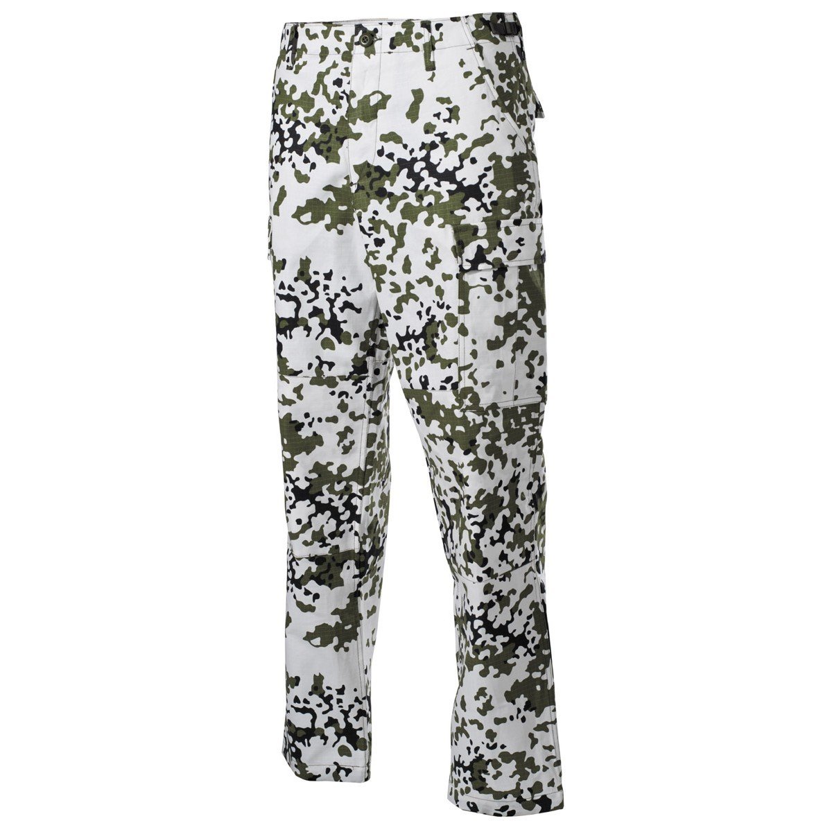 Bojové kalhoty US BDU - snowcamo, S