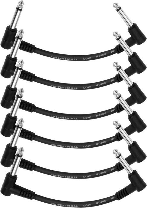 Donner EC1048 Guitar Patch Cable 6-Pack