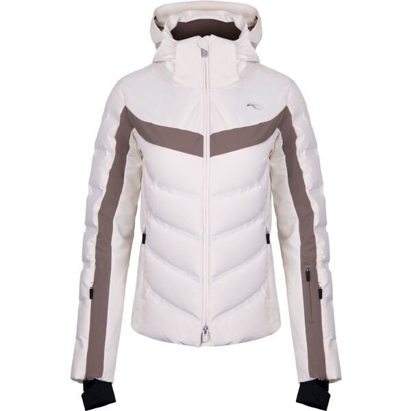 Kjus MOMENTUM JACKET W Dámská zimní bunda, béžová, veľkosť 36