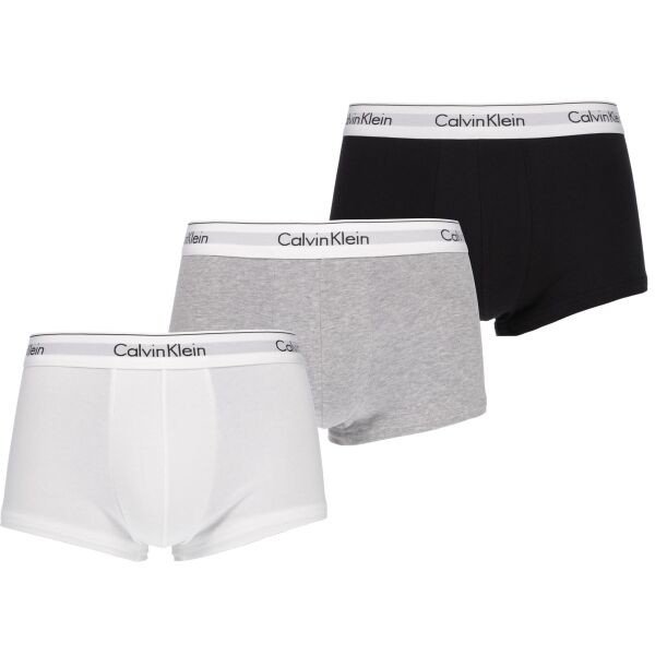 Calvin Klein MODERN STRETCH-LOW RISE Pánské trenky, bílá, veľkosť XXL