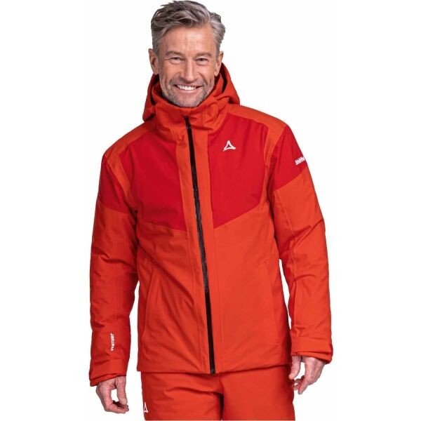 Schöffel KANZELWAND Pánská lyžařská bunda, oranžová, veľkosť 58