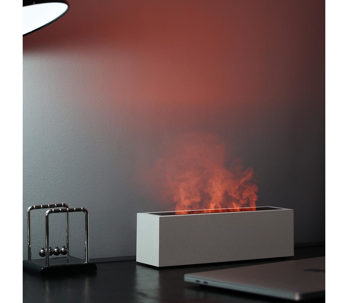 08976L- LED Aroma difuzér a zvlhčovač vzduchu s imitací plamene LED/10W/5V