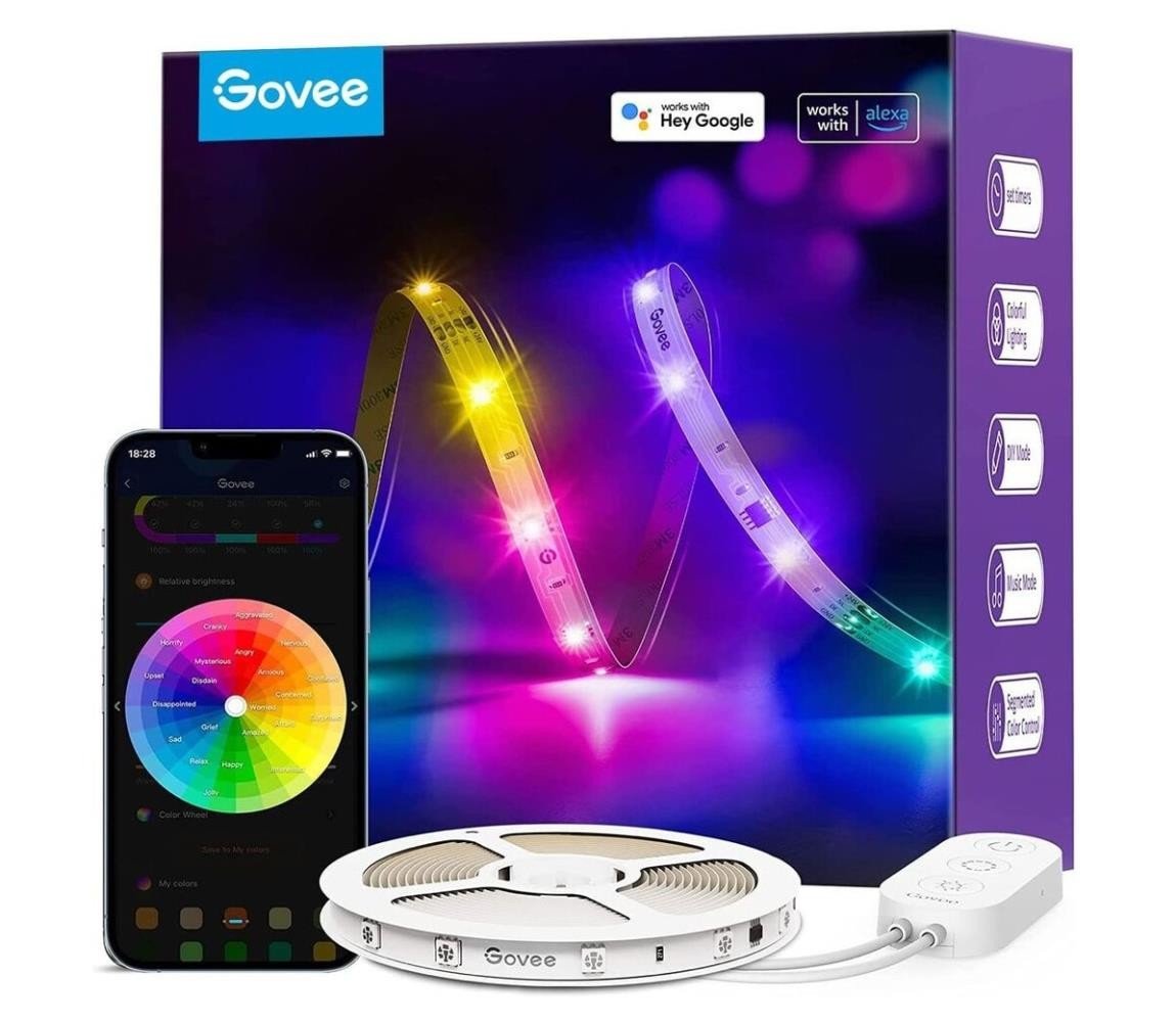 Govee Govee - Wi-Fi RGBIC PRO Smart LED pásek 10m