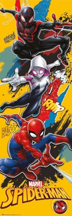 Plagát na dvere Marvel - Spiderman: Action - Spiderman