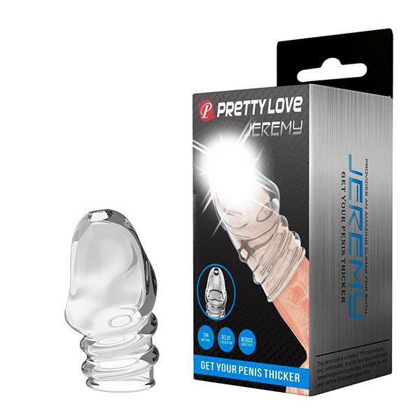 Pretty Love Jeremy Penis Sleeve průhledná