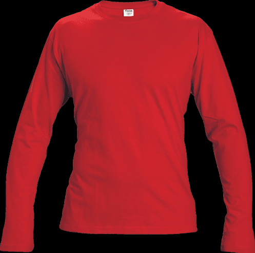 CERVA CAMBON tričko dlouhý rukáv červená S