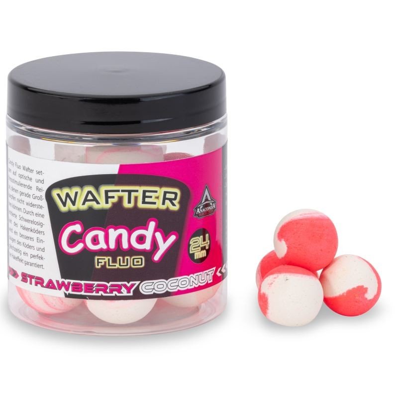 Anaconda wafter Candy fluo strawberry-coconut 16mm 55g-2204763