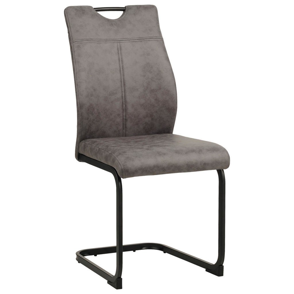 Xora HOUPACÍ ŽIDLE, šedá, černá