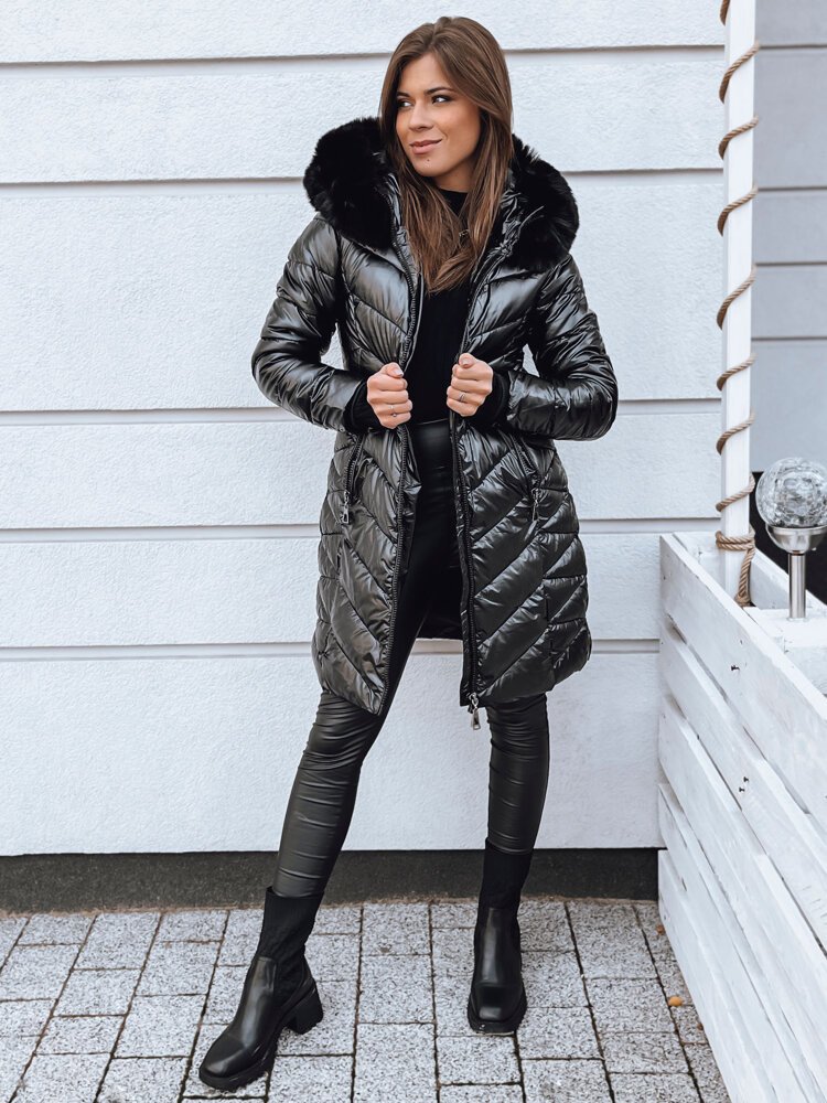 BELLATRIX dámská prošívaná zimní bunda černá Dstreet