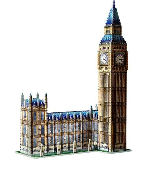 Puzzle 3D Big Ben a Westminsterský palác 890 dílků