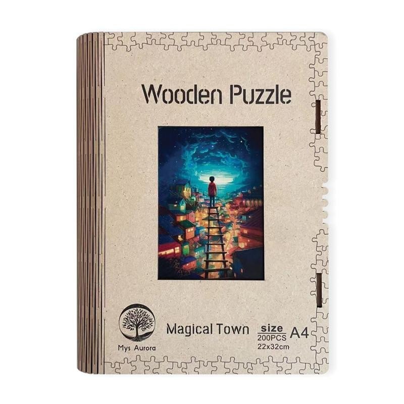 Dřěvěné puzzle/Magické město A4 - EPEE