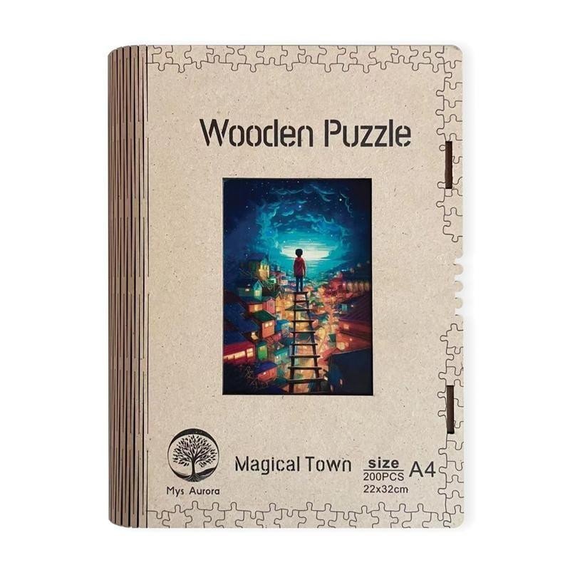 Dřěvěné puzzle/Magické město A4 - EPEE