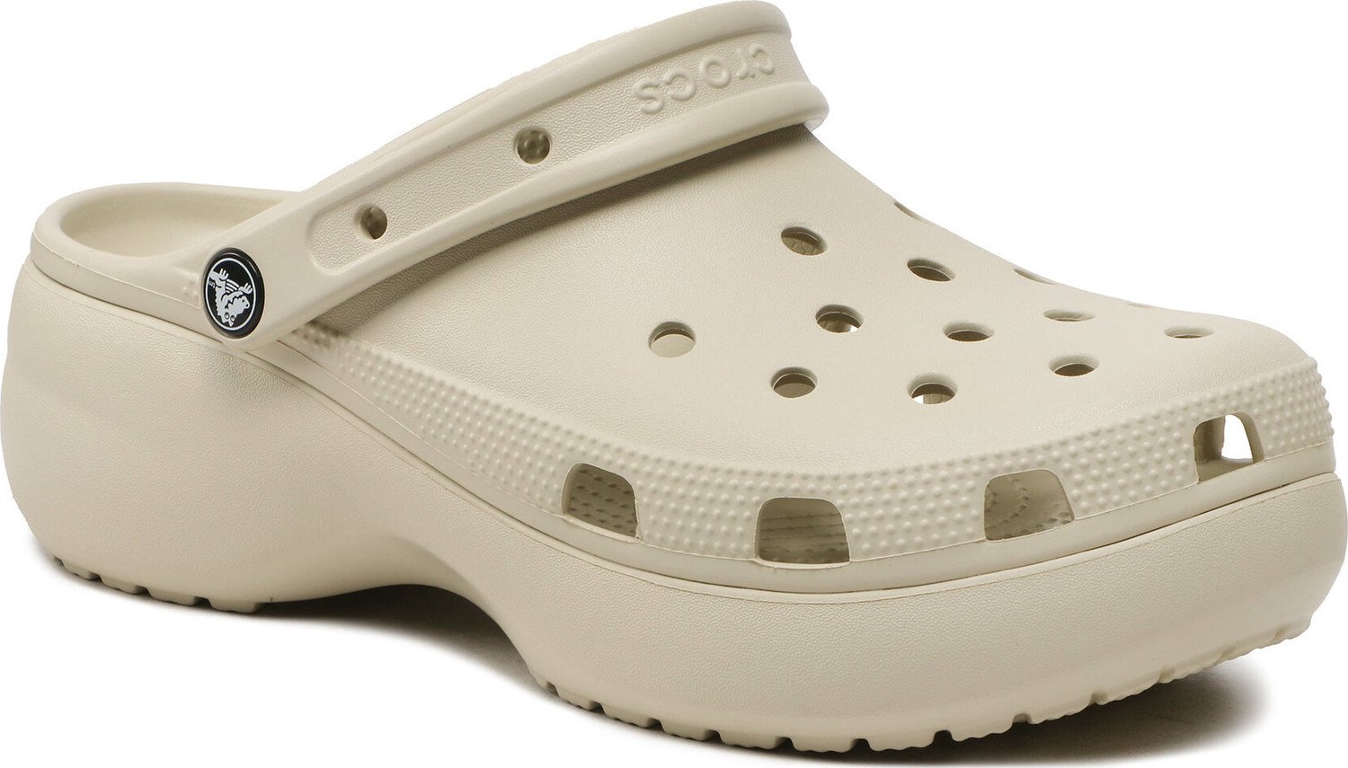 Nazouváky Crocs Classic Platform Clog W 206750 Bone