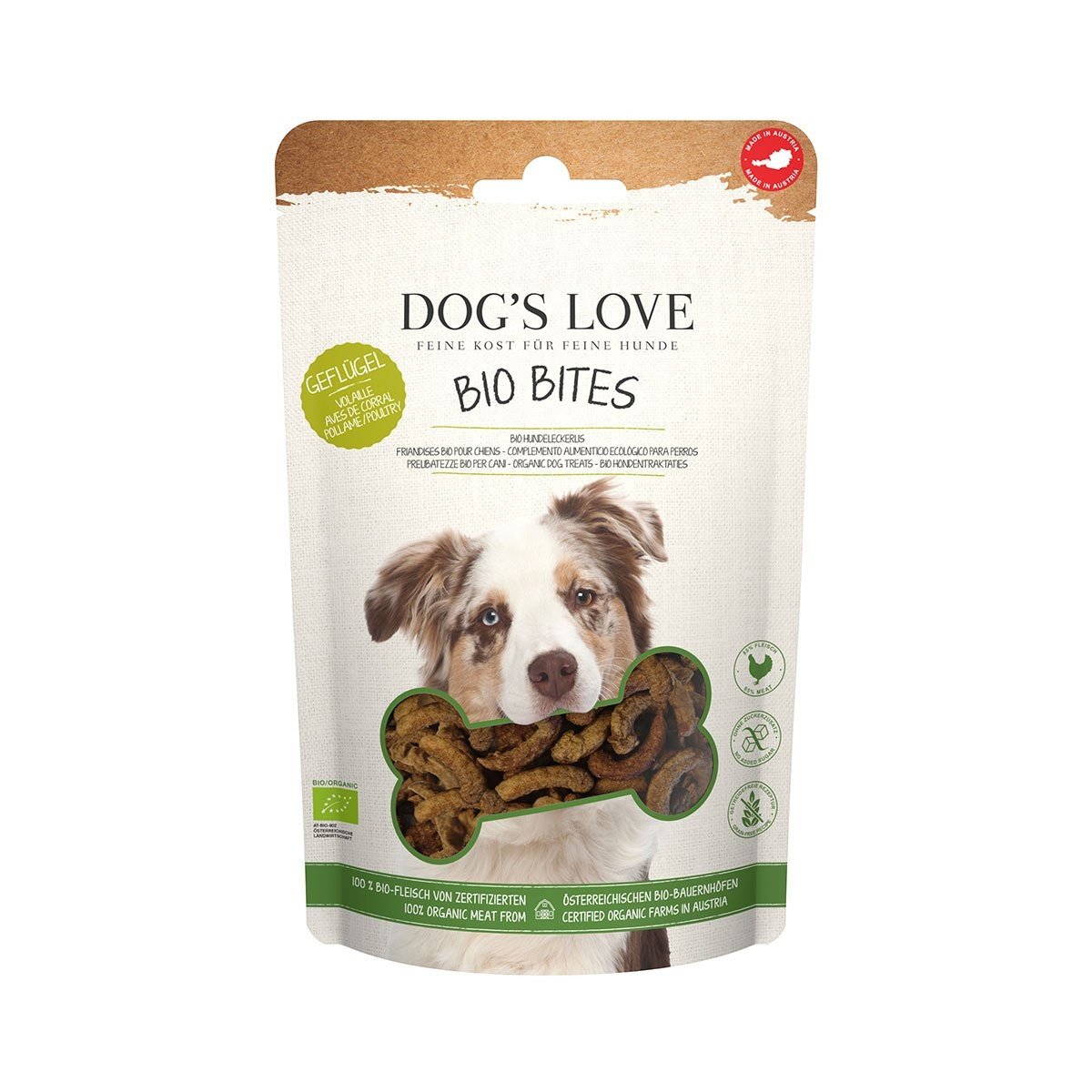 DOG'S LOVE BIO BITES drůbež 150 g