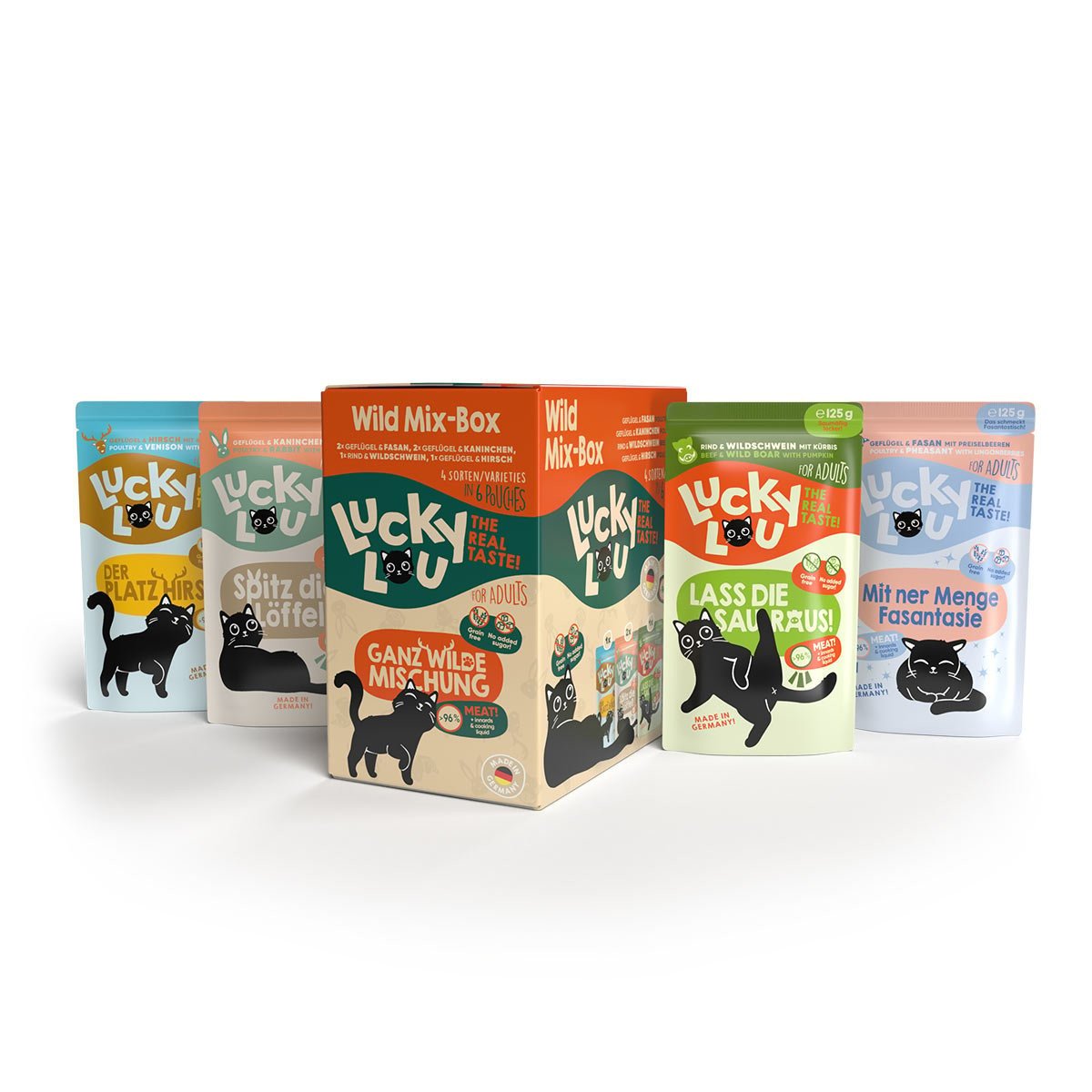 Lucky Lou Lifestage Adult zvěřinový mix 6 × 125 g