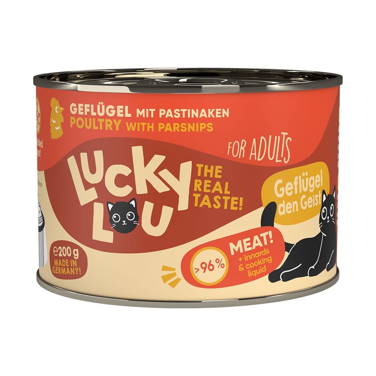 Lucky Lou Lifestage Adult drůbež 24 × 200 g