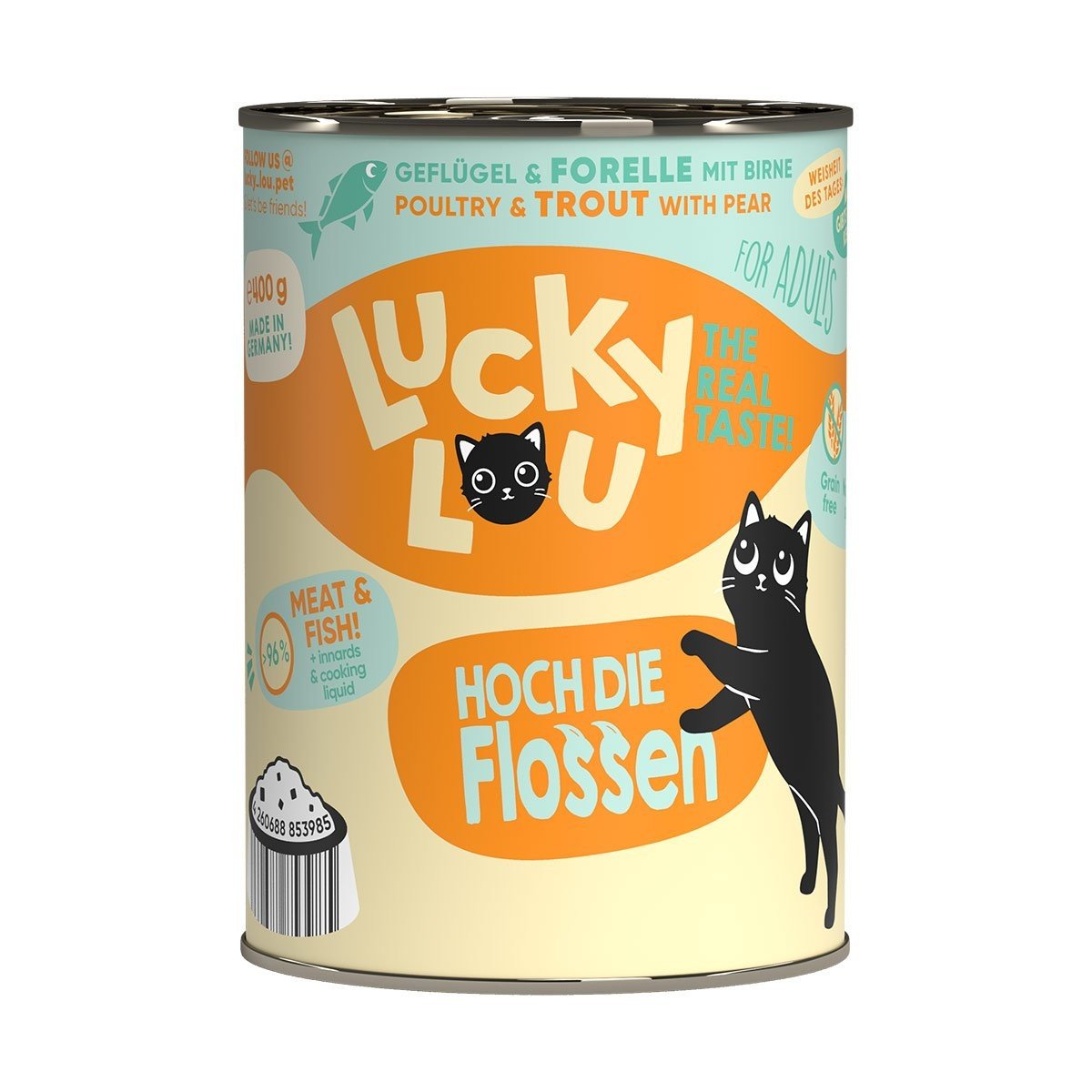 Lucky Lou Lifestage Adult drůbež a pstruh 24× 400 g