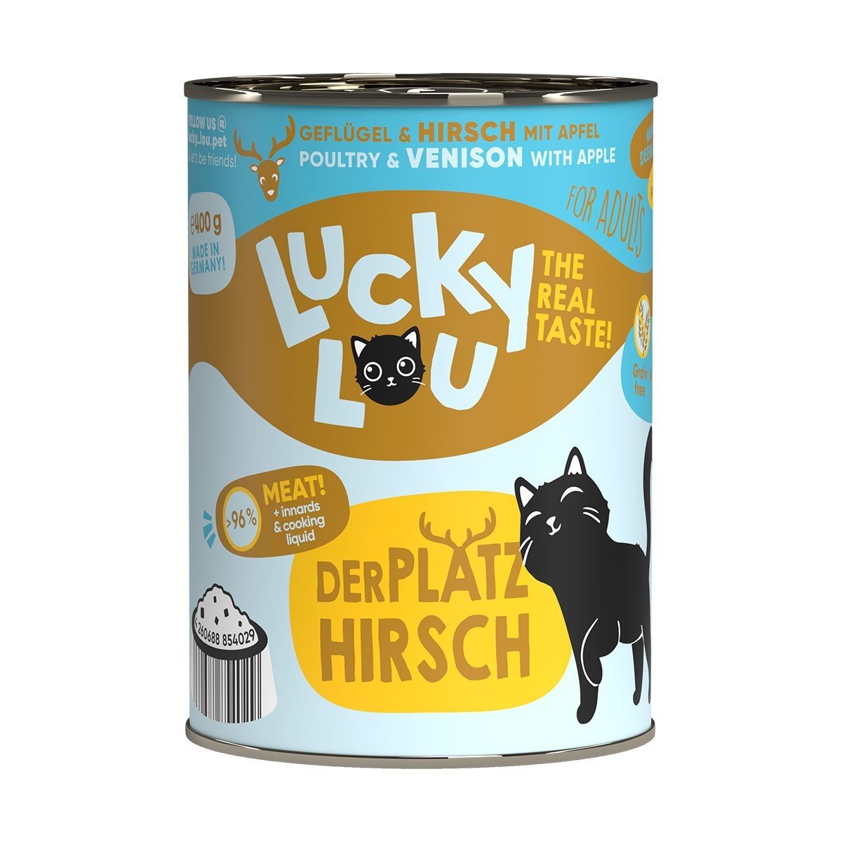 Lucky Lou Lifestage Adult drůbež a jelen 6 × 400 g