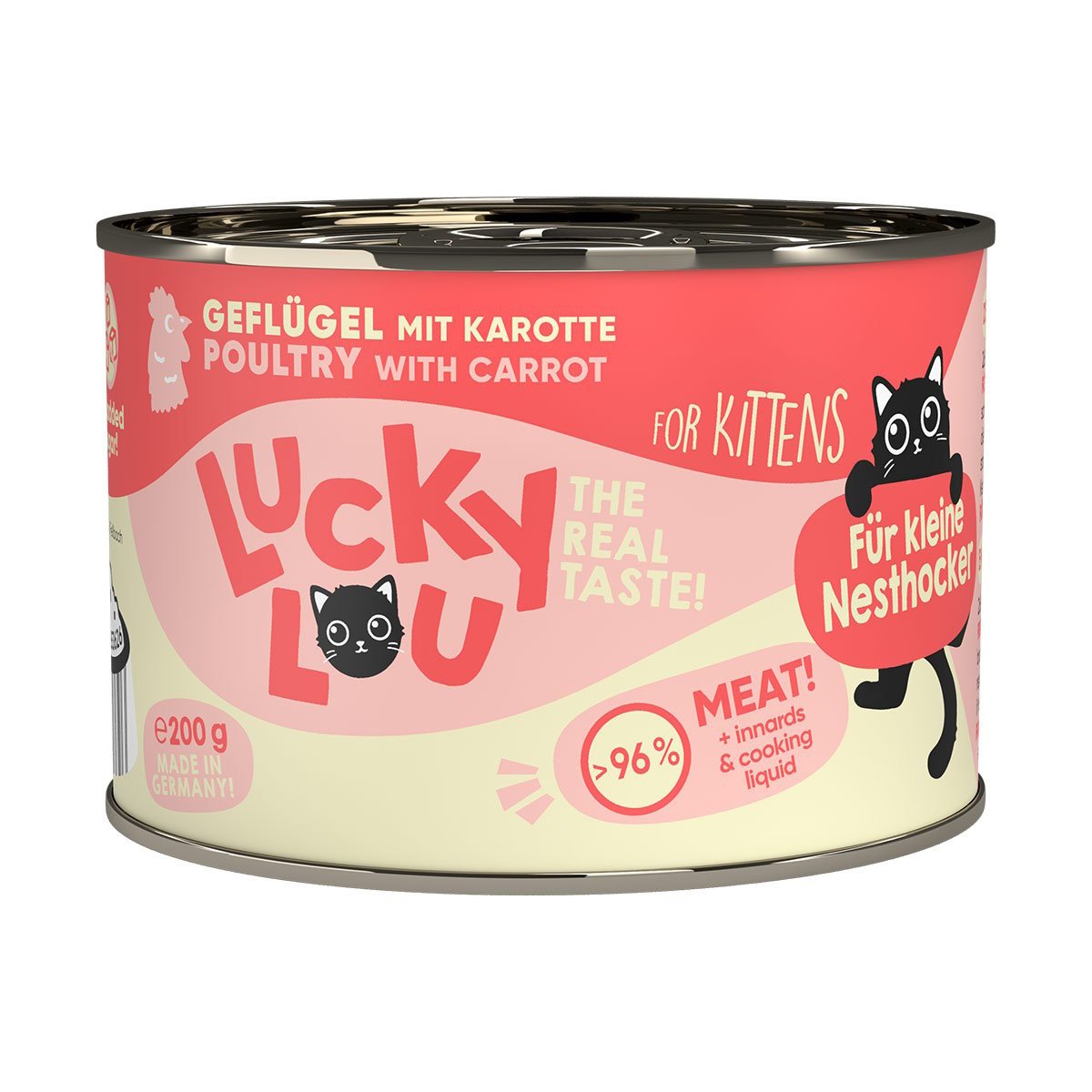 Lucky Lou Lifestage Kitten drůbež 6× 200 g