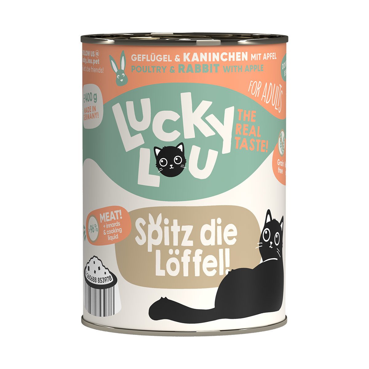 Lucky Lou Lifestage Adult drůbež a králík 24× 400 g