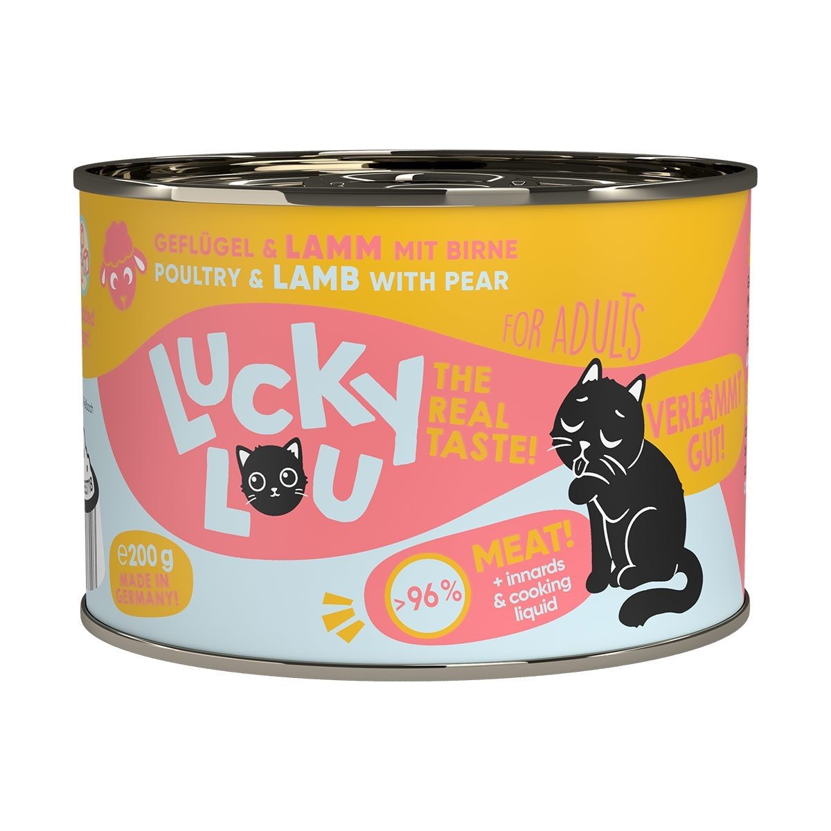 Lucky Lou Lifestage Adult drůbeží a jehněčí 24 × 200 g