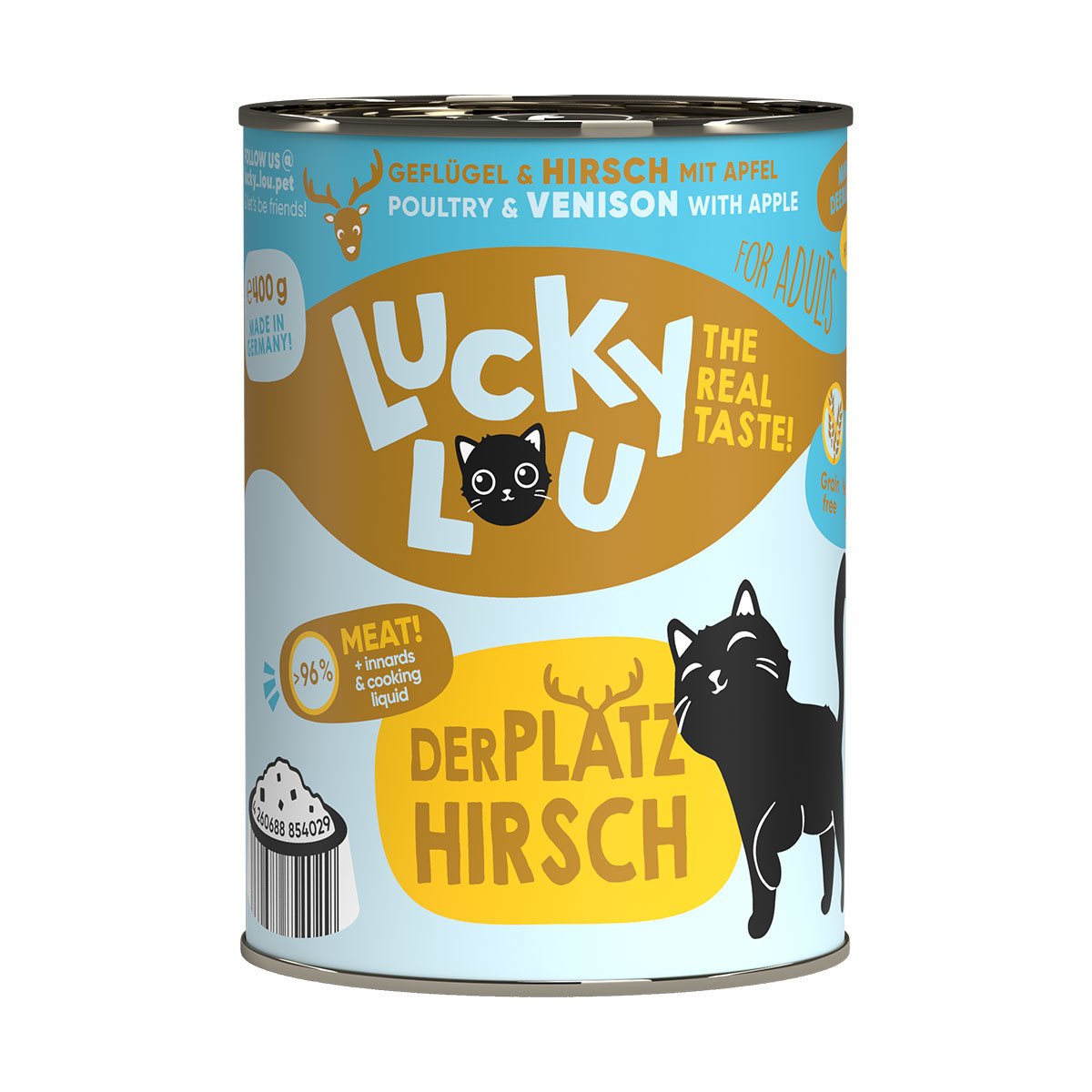 Lucky Lou Lifestage Adult drůbež a jelen 24× 400 g