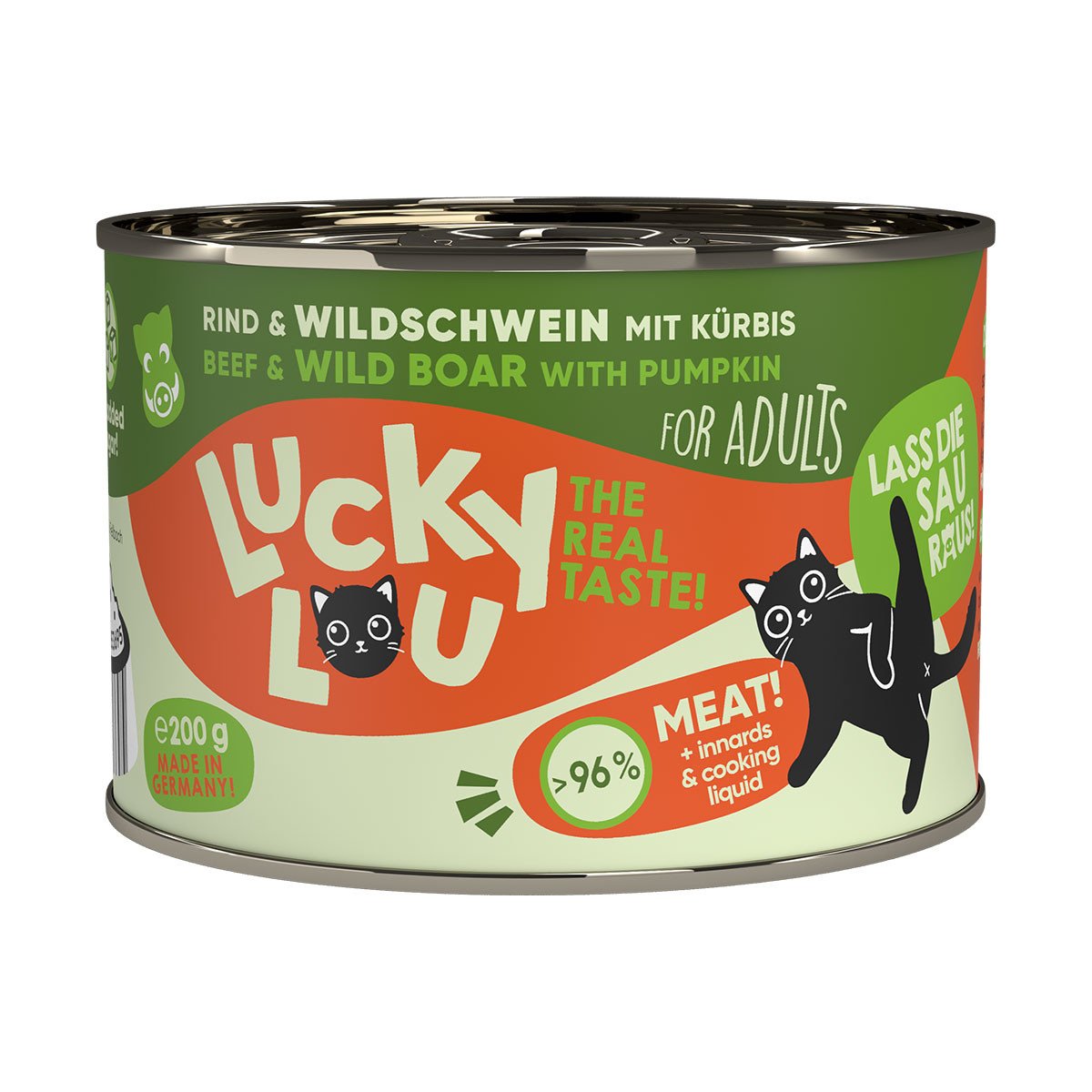 Lucky Lou Lifestage Adult hovězí a kančí maso 24 × 200 g
