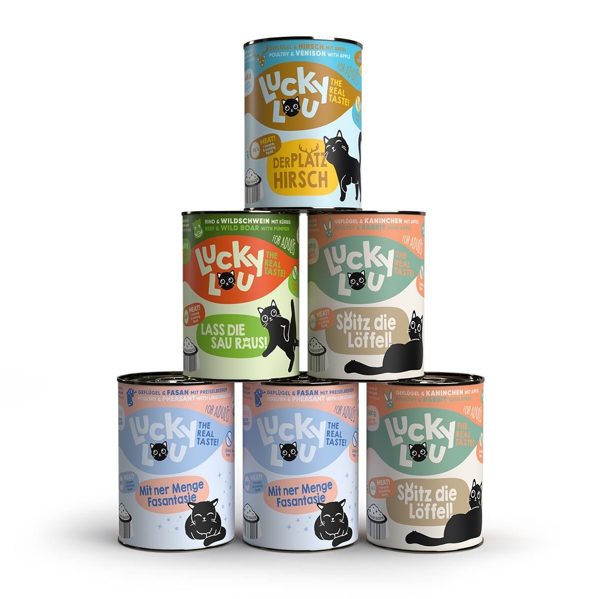 Lucky Lou Lifestage Adult zvěřinový mix 6 × 400 g