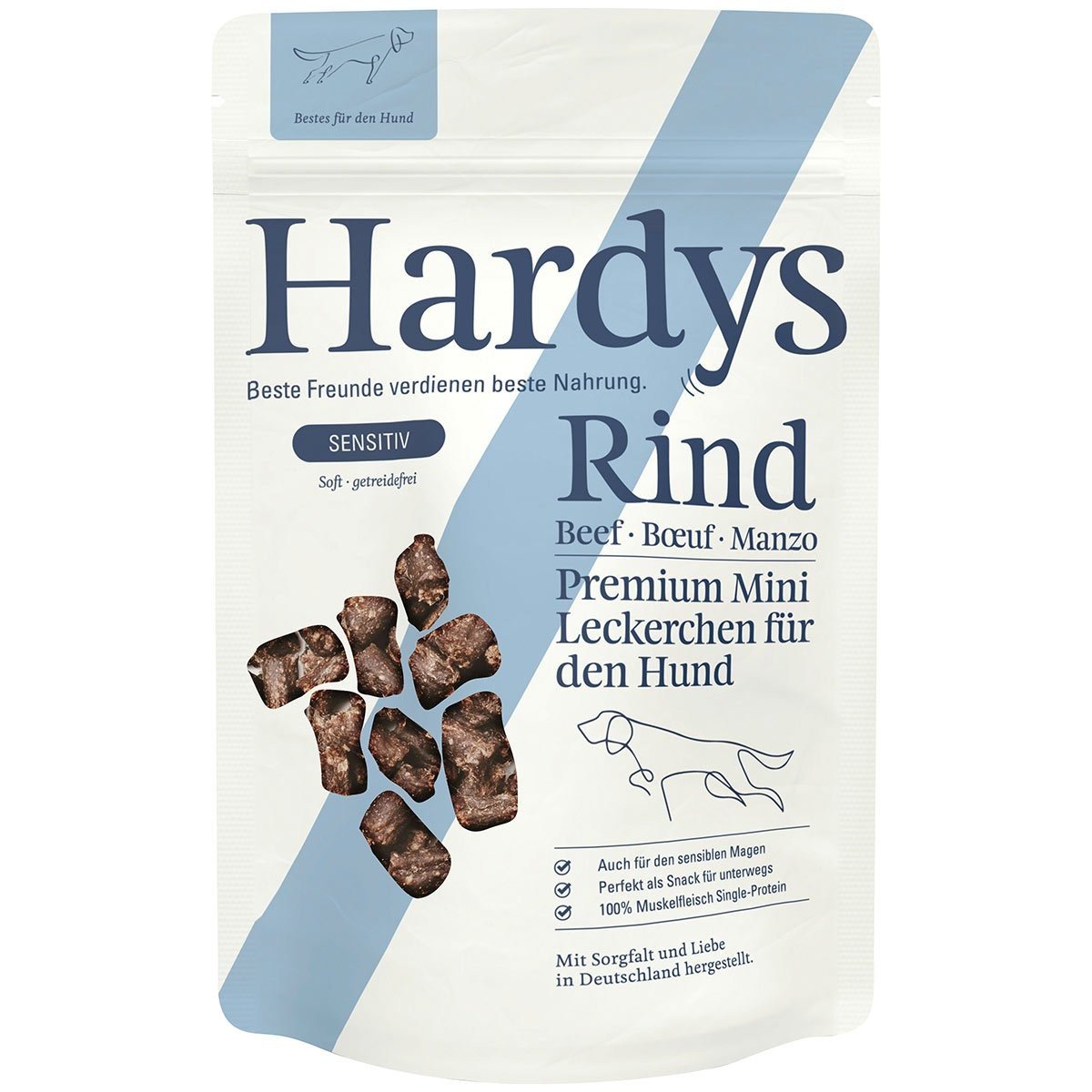 Hardys SENSITIV Minis soft hovězí maso a jablko 125 g