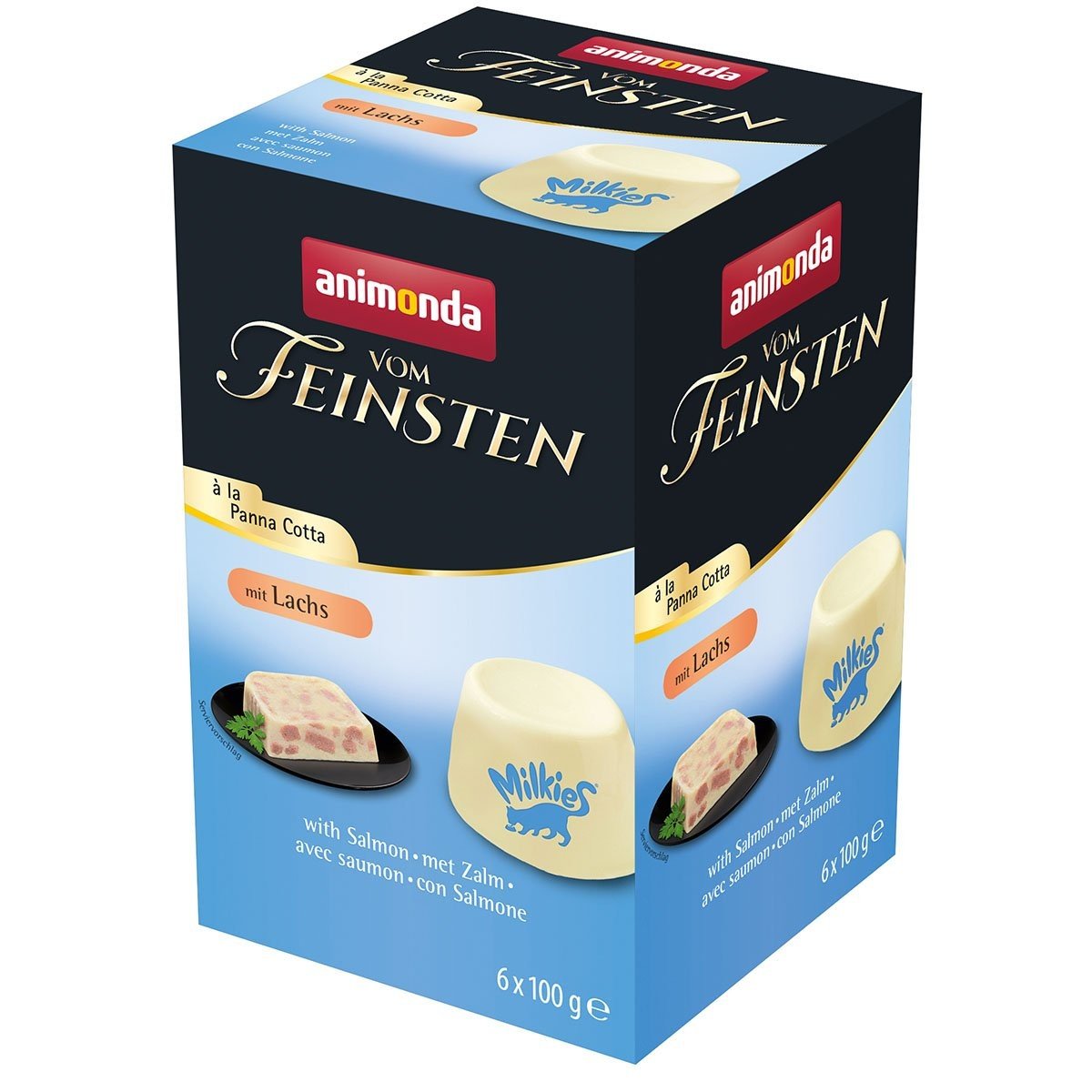 animonda vom Feinsten à la Panna Cotta s lososem 32 × 100 g