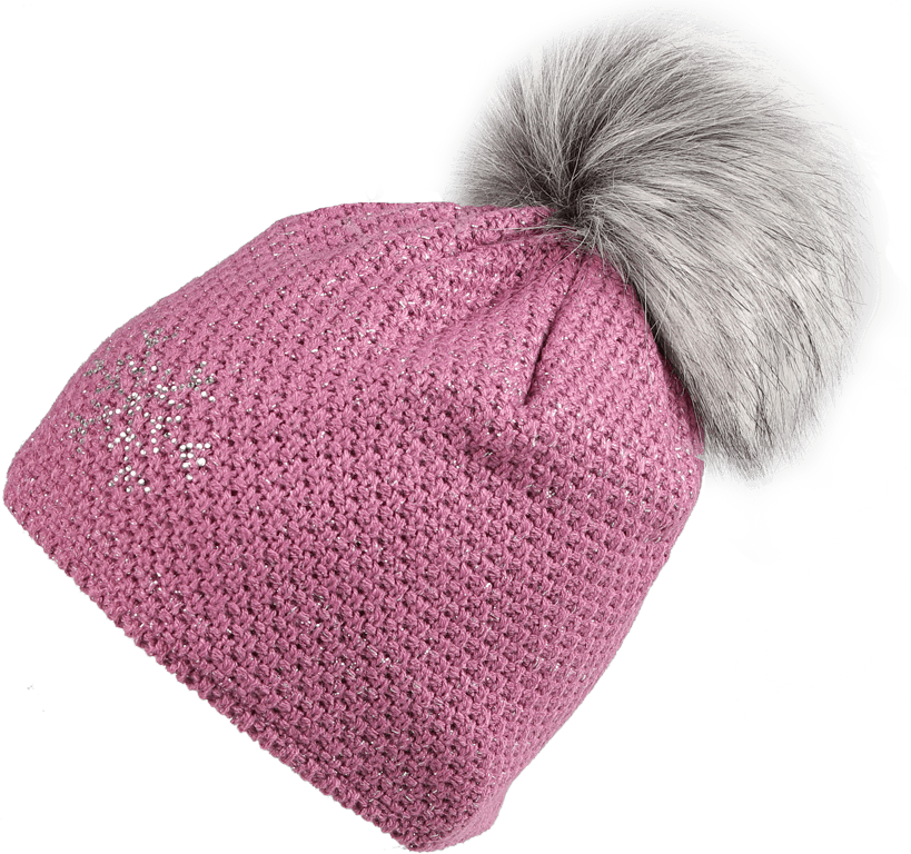 Dámská zimní čepice sherpa pham světle fialová uni
