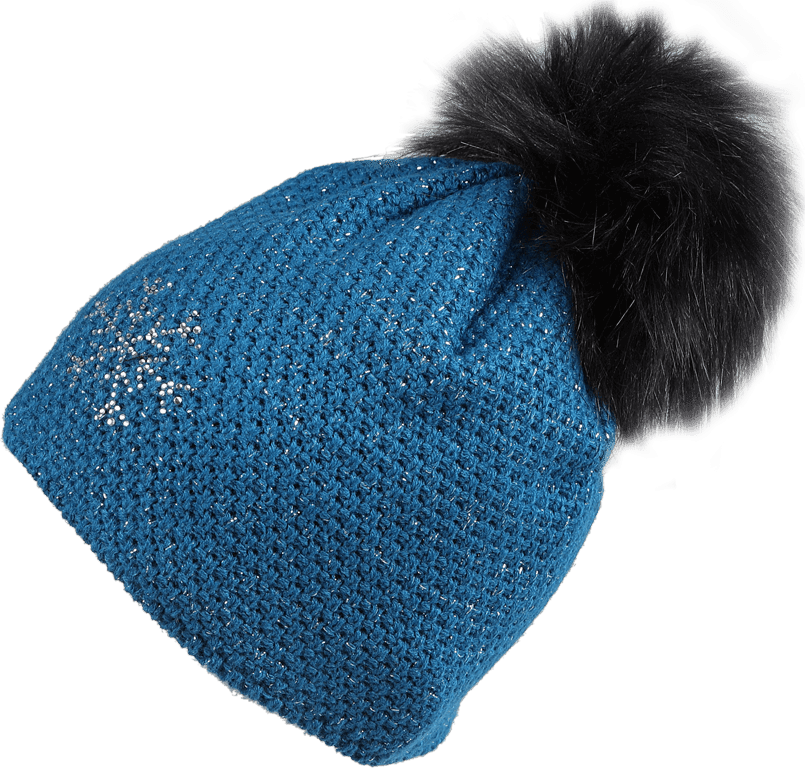 Dámská zimní čepice sherpa pham modrá uni